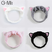 【两个装】秋冬可爱加厚款毛绒洗脸发箍