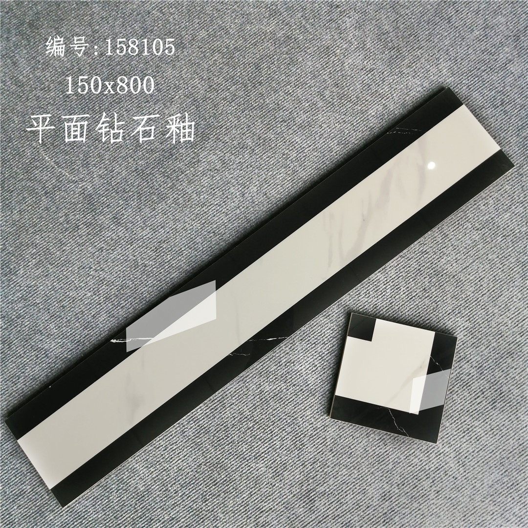 Wave line tile living room floor tile aisle spelling lace line modern simple imitation waterjet microcrystalline waveguide waist line