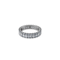 (Same style as this sand) Swarovski Matrix ring wide body ring niche light luxury