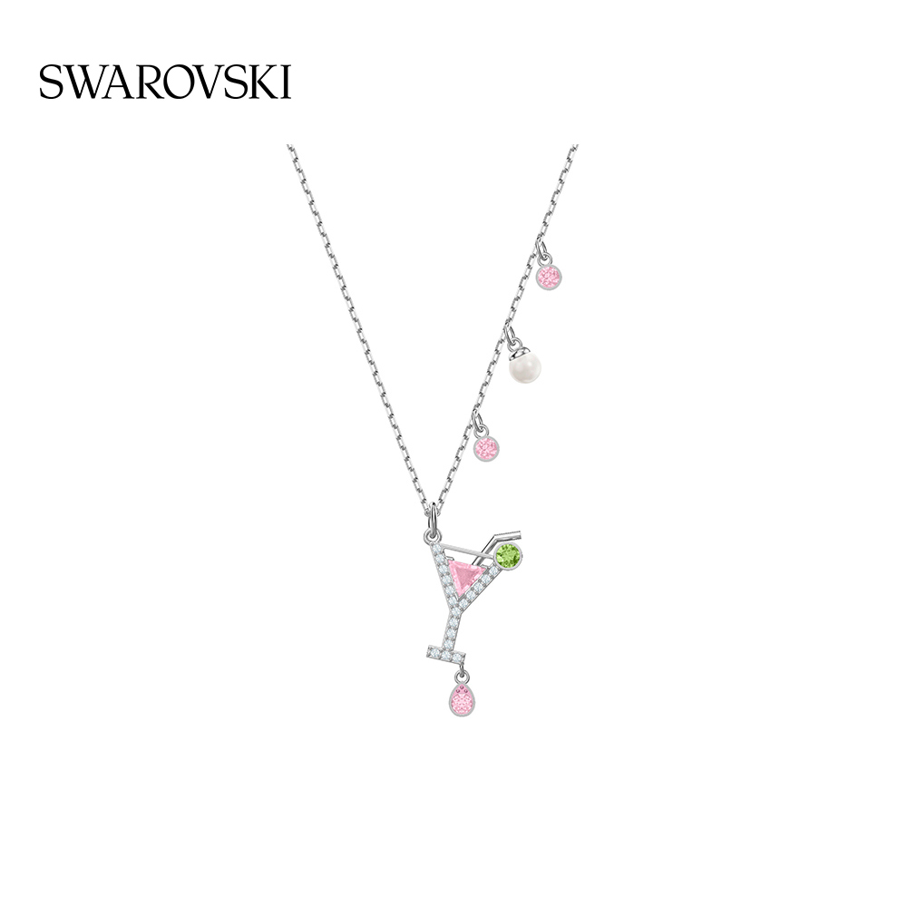 Swarovski NO REGRETS Cocktail Shape Women's Necklace Jewelry Gift