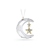 Swarovski HOLIDAY CHEERS Moon Christmas Bell Ornaments Ornaments Collection