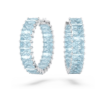 (Chinese Valentines Day gift) Swarovski Matrix large hoop earrings earrings for women light luxury temperament and exquisite jewelry