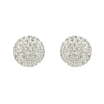 Boucles doreilles sphériques Swarovski BLOW pour femme simples élégantes luxe léger niche haut de gamme