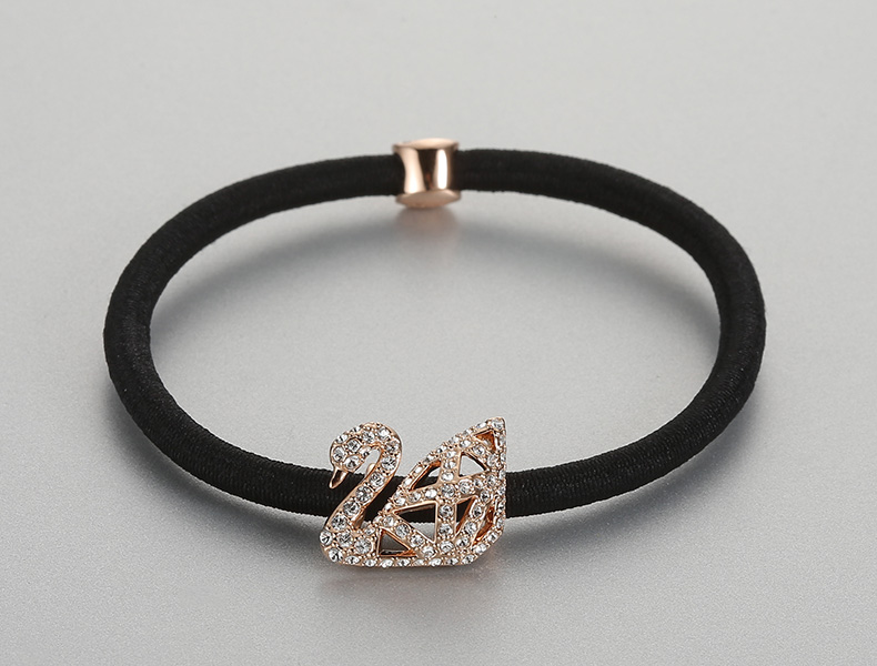 Swarovski FACET SWAN khí chất openwork thiên nga tóc dây headband phụ nữ tóc - Phụ kiện tóc kẹp tóc cho bé gái