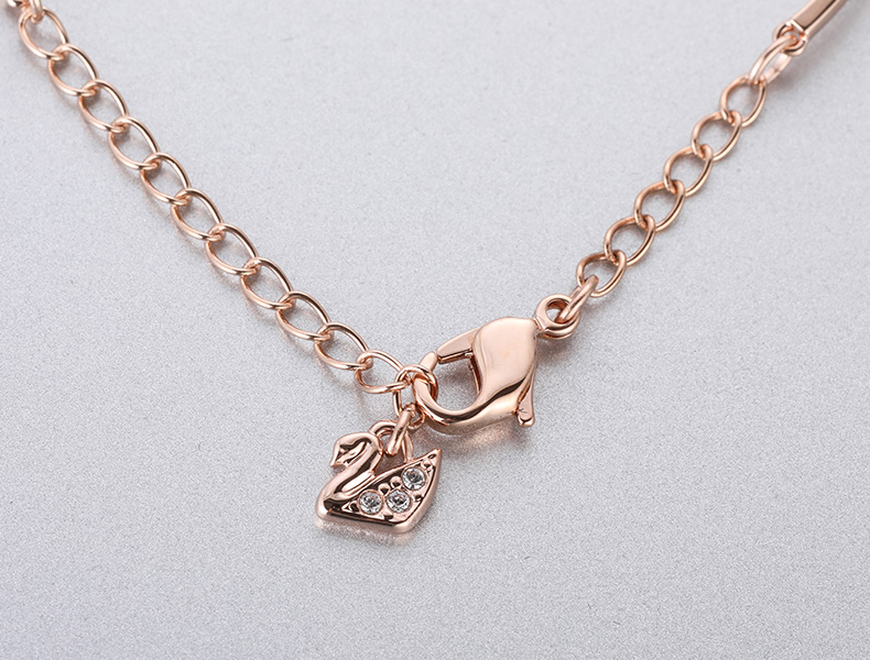 Swarovski DUO thanh lịch mặt trăng sao yếu tố điều chỉnh vòng đeo tay nữ hàng trăm phụ kiện phù hợp vòng tay trơn vàng 18k