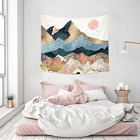 in vải Tapestry treo nền vải Bắc Âu phòng ký túc xá ngủ cạnh giường ngủ trang trí tường bao che camera mạng rung đỏ - Tapestry thảm treo tường blackpink