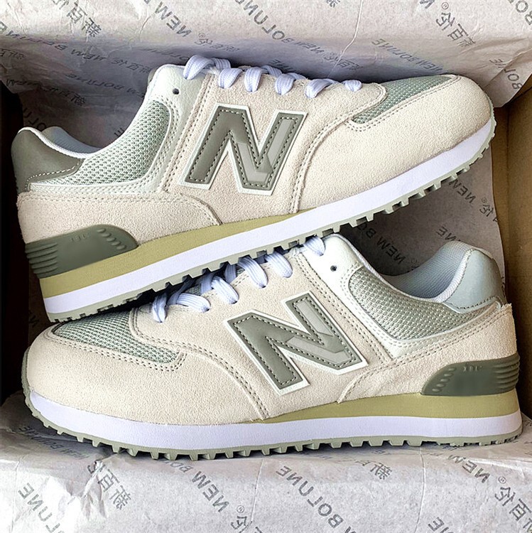 Official Authentic Sports Shoes 574 Series Men's and Women's Shoes 2026 New Retro N-Letter Running Shoes Non-Slip Breathable Mesh