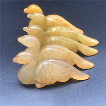 Ancient jade Old jade neck jade carving pendant Antique old Xiuyu waist pendant Vintage jade brand Antique jade collection