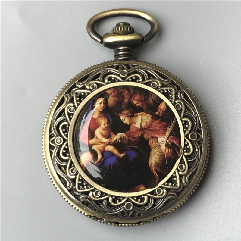 Watch Retro Fully Automatic Mechanical Watch Imitation Ancient Pure Bronze Antique Old Watches With Chains Old Watches & Watches Single Open Men And Women