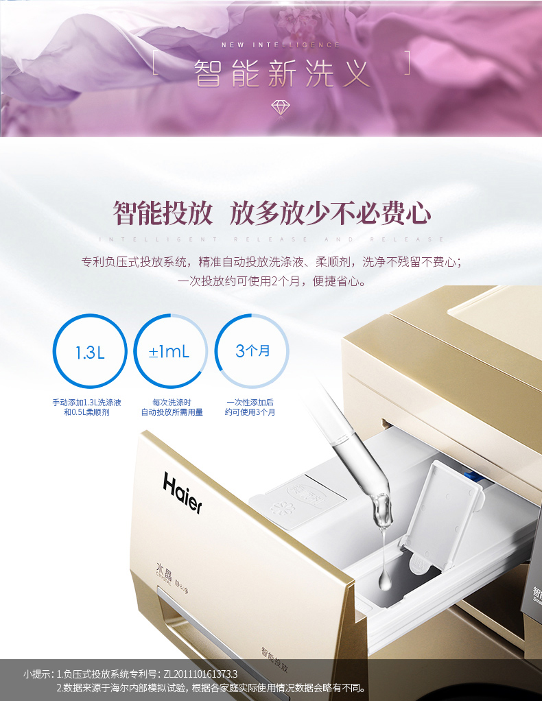 máy giặt toshiba 9kg Haier Haier 10 kg KG trực tiếp biến tần máy giặt trống và giặt một EG10014HBD959GU1 - May giặt máy giặt toshiba 9kg inverter điện máy xanh