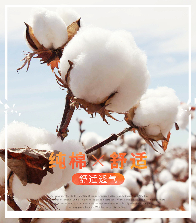 Vớ nam Hengyuan Xiang khử mùi 100% cotton trong vớ ống nam mùa thu và mùa đông mẫu cotton thấm hút mồ hôi thể thao tất cổ cao