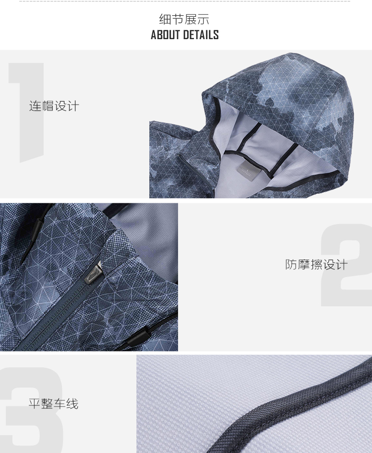 Li Ning trench coat 2018 mùa thu mới cho nam đào tạo loạt áo khoác dài tay chống gió AFDN141 áo khoác gió nam adidas