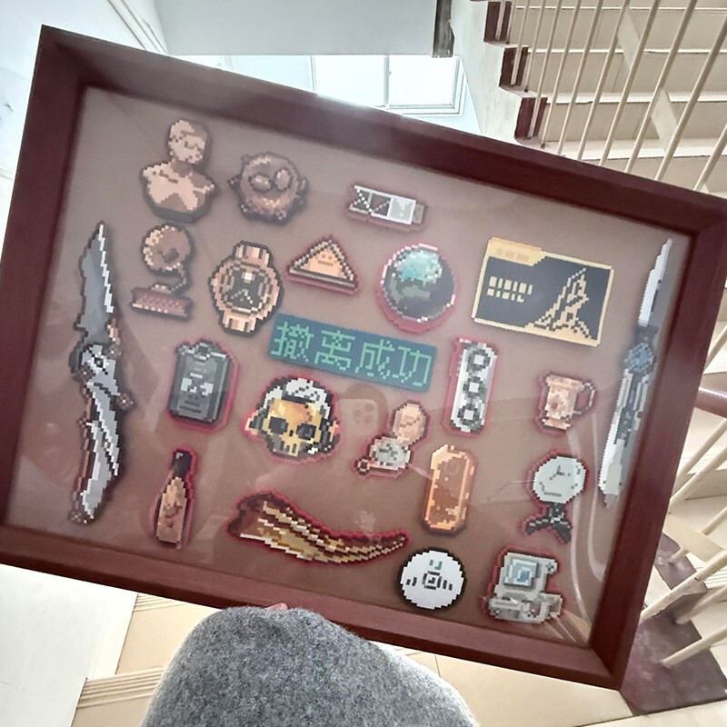 Delta Operation Bead Frame DIY Handmade Creative Hanging Gift Empty Frame for One Piece Bead Embellishment