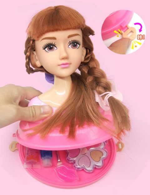 Cô gái trang điểm mơ công chúa nhà bàn trang điểm máy sấy tóc đồ chơi 3-6 tuổi Barbie búp bê tiệm hớt tóc - Búp bê / Phụ kiện đồ chơi búp bê kèm phụ kiện
