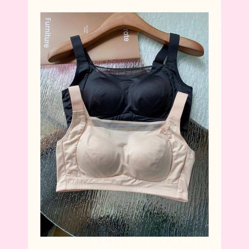Tube Top, Anti-Exposure, Wire-Free Maintenance Bra, Satin Red Bean Fir Push-Up Side Intimates Fixed Coaster