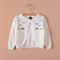 2021 Spring Summer Thin Knitted Cardigan Girl Jacket Air-conditioned Shirt Sunscreen Dress Shawl Shawls Outside Tide Top
