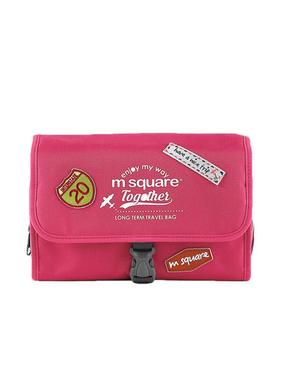 msquare洗漱包大容量化妆包干湿分离旅行出差高档洗浴收纳便携包