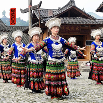 Aying Miao Art Guizhou Leishan Miao stage costumes ethnic costumes dance costumes womens costumes complete set