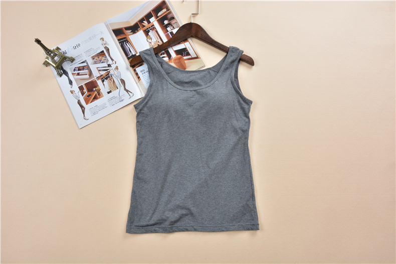 Áo vest nữ có đệm ngực, mặc áo ngực, áo ngực, không có vành, áo vest nữ, không có vành thép, áo vest áo lót nam cộc tay