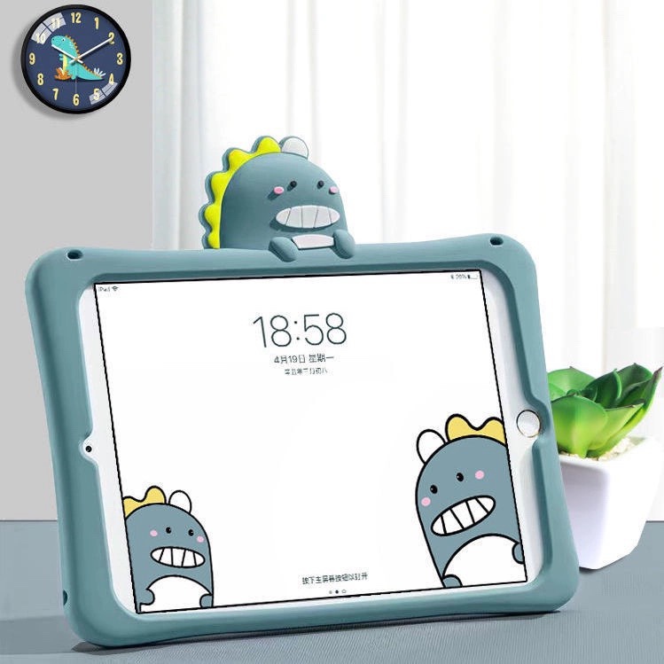 Cute Cartoon 2022 New iPad Air4 Protective Case Mini6 Tablet Case Pro11 Silicone Case iPad 10 Tenth Generation 9 Suitable for Apple Air5 Anti-Fall 2 Mini3 Children's Full Protection 10.2inch
