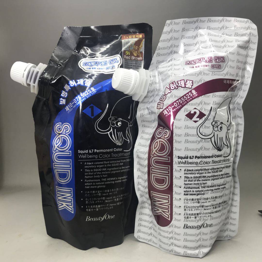 Original Imported Korea BeautyOne Natural Ink Fish Juice Dyed Hair Cream Dye hair cover white hair