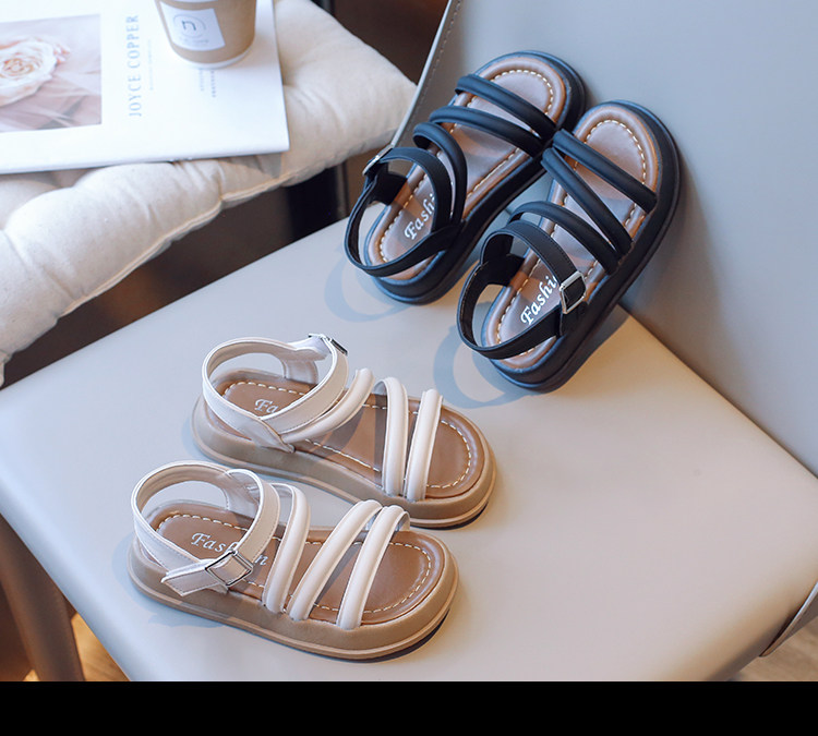 Children's Sandals 2026 Summer New Style Princess Shoes Soft-Soled Beach Sandals for Older Kidsren and Kidsren's Non-Slip Sandals for Girls — 5