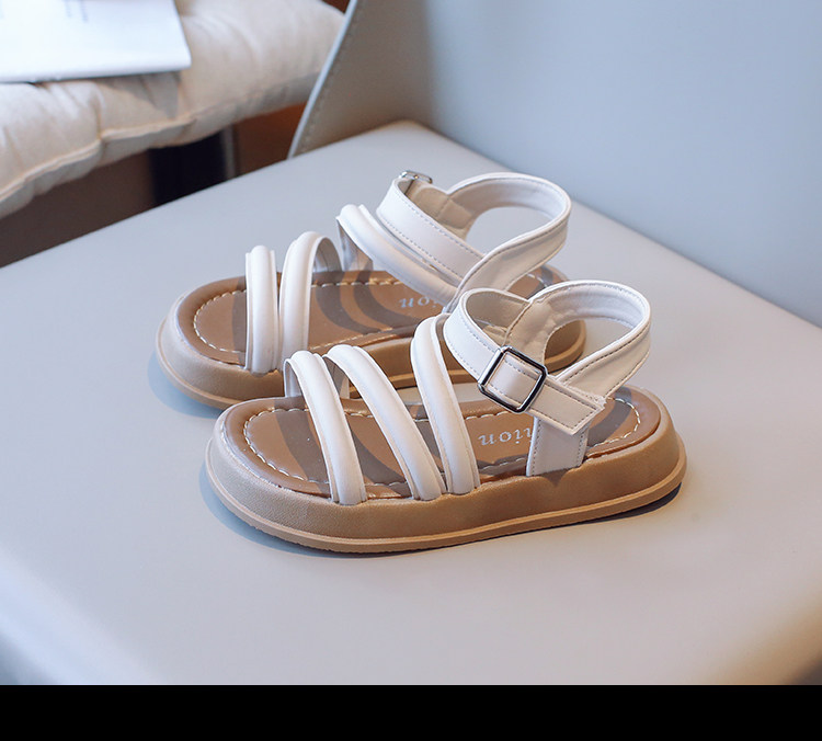Children's Sandals 2026 Summer New Style Princess Shoes Soft-Soled Beach Sandals for Older Kidsren and Kidsren's Non-Slip Sandals for Girls — 8