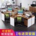 Bàn ghế văn phòng đơn giản hiện đại ghế thẻ 6 nhân viên nhân viên mới phân vùng màn hình ghế văn phòng - FnB Furniture FnB Furniture
