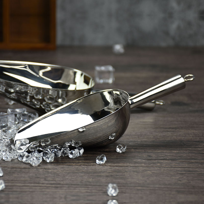 Stainless steel ice shovel Baking flour shovel Dried fruit shovel Rice shovel Tea ice tea shovel