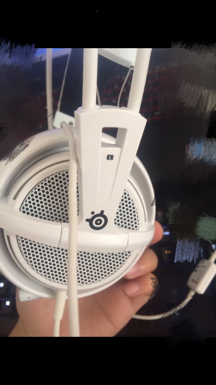 SteelSeries Siberia 200 game headset CF headset headset V2 Ice 3 5 official good product