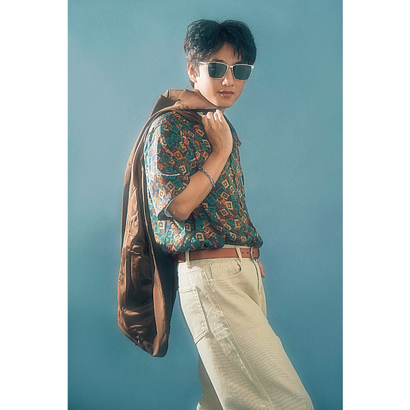 Heji Hong Kong Style [Indonesian Chinese] Heji LAOSHU Retro Hong Kong Style 80S Niche Chic Floral Shirt