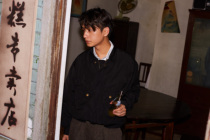 He Jianghai with the new version of curry pepper vintage vintage 80 vintage short loose jacket jacket