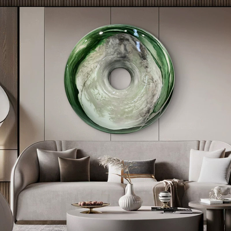 3D Round Stereo Resin Convex Abstract Art Installation Hotel Corridor Living Room Exhibition Hall Decorative Painting Mural