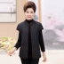 Áo vest nữ trung và già mùa thu và mùa đông tải mẹ tải mùa xuân và mùa thu vest bà già áo vest bà bà vest - Áo vest Áo vest