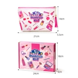 Игрушка для макияжа, детский комплект для принцессы, реалистичная база под макияж, семейная коробка для косметики, подарок на день рождения