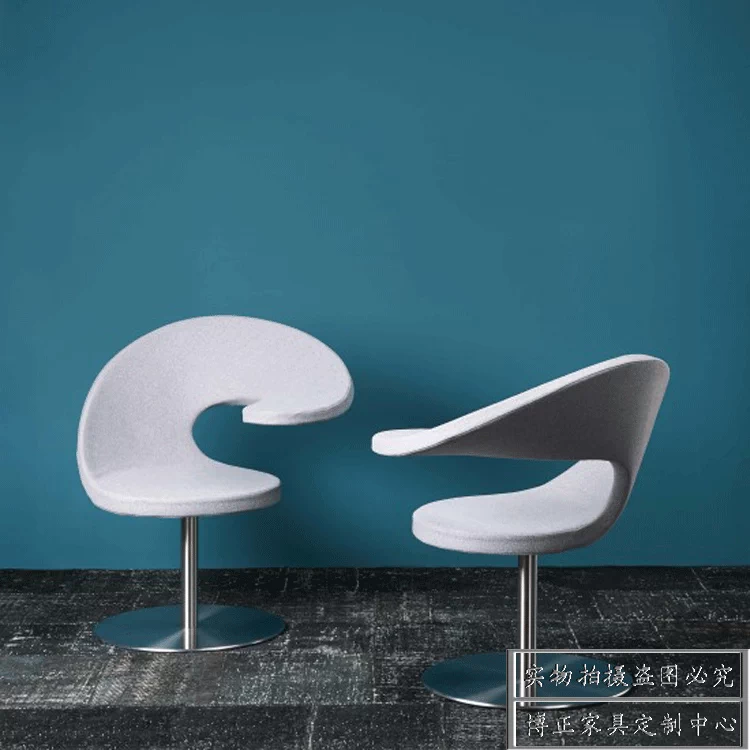Bo Zheng ghế thiết kế ghế máy tính cá tính nghệ thuật ghế FRP nội thất giải trí sáng tạo ghế đơn giản