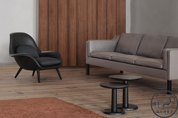 Ghế Swoon Lounge Ghế Bắc Âu Thiết kế sáng tạo Đồ nội thất Hình ghế Lounge Ghế Lounge sofa da bò