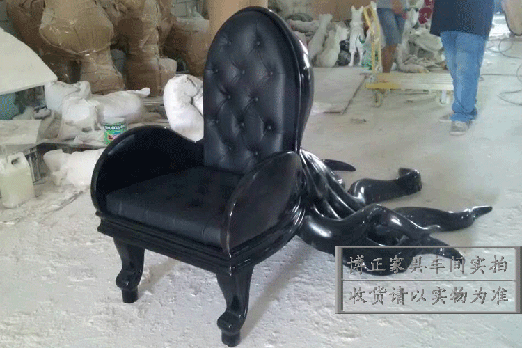 Riera voi ghế thiết kế nội thất sáng tạo ghế bạch tuộc khách sạn nghệ thuật ghế sợi thủy tinh ghế nhựa