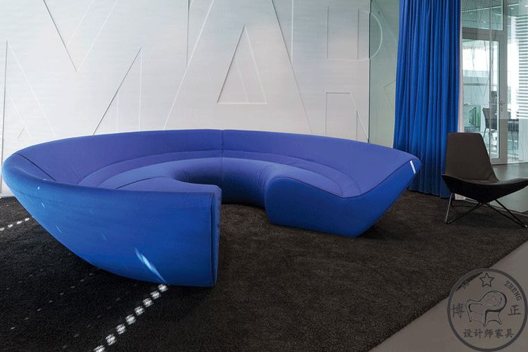 Walter konll khoanh tròn đồ nội thất sáng tạo Sofa thiết kế hình chữ S Sofa hình sợi thủy tinh cong ghế xếp thư giãn dakita