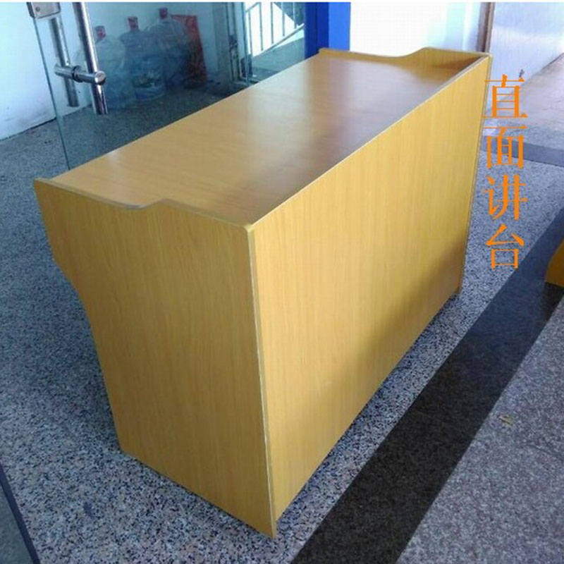 Customize the modern minimalist talk desk Yingbin Lecture desk School Classroom Lectern Class Table And Chairs Manufacturer Direct