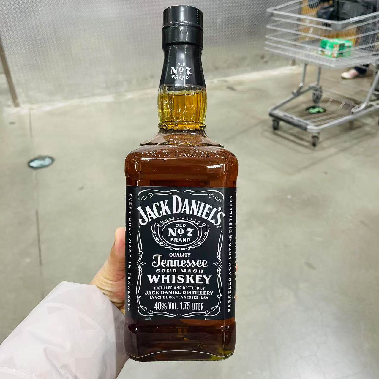 会员店代购杰克丹尼田纳西州威士忌美国进口洋酒40度口粮酒1.75L评价- 淘宝网