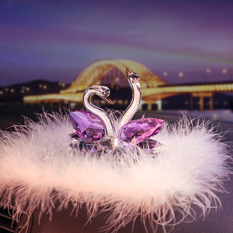 Applicable BMW Audi Automobile Swan Car Fittings Crystal Vehicle Swan Car Fittings Perfume Fittings