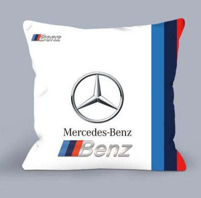 Suitable for Benz BMW Audi car throw pillow quilt dual-purpose folding air conditioning office logo pillow multi-function