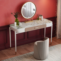 Light luxury dressing table multifunctional mini Nordic art design dressing table modern smart mirror small simple Net Red