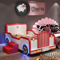 Childrens bed girl small apartment creative cartoon car multifunctional boy suite girl princess bed child bed