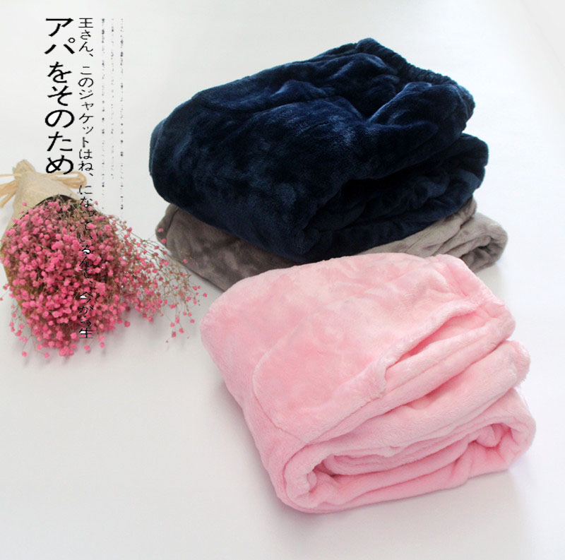 Flannel Pyjama Đàn ông và phụ nữ Mùa đông dày san hô Lông cừu Màu đơn giản Quần ấm áp Quần nhà Các cặp vợ chồng Kích thước lớn đồ lót nam