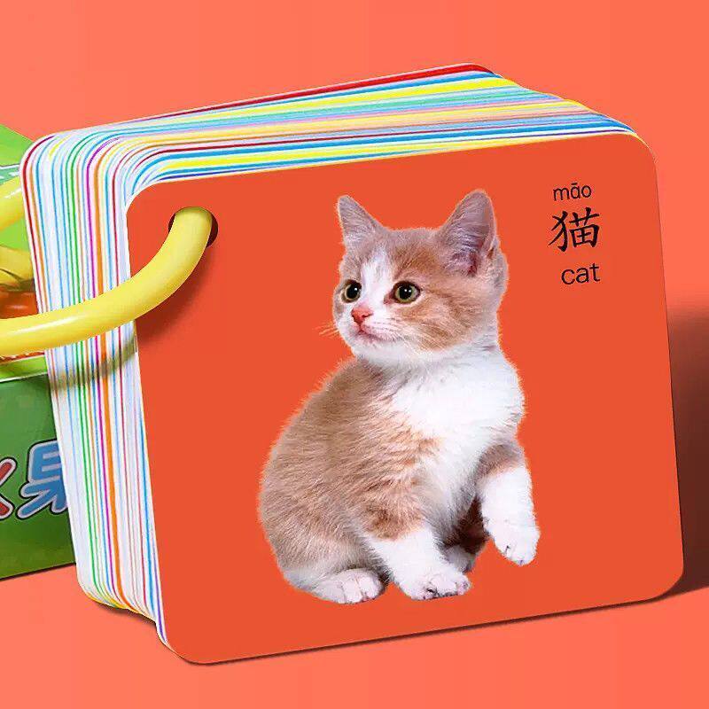 Baby Yizhi Tell Unrotten Kindergarten Mon's teaching tools early teaching color cognitive card