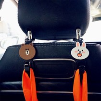 Car hook chair back cartoon hook Silicone car hook multi-function rear car hook seat storage