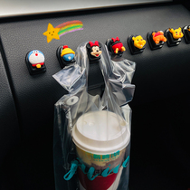 Car seat back hook car interior front row rear seat Rear paste storage Cute cartoon car supplies female