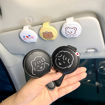 Car glasses clip multifunctional car creative sun visor ink frame Seat car Card storage ticket holder